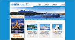 Desktop Screenshot of globalholidaytours.com
